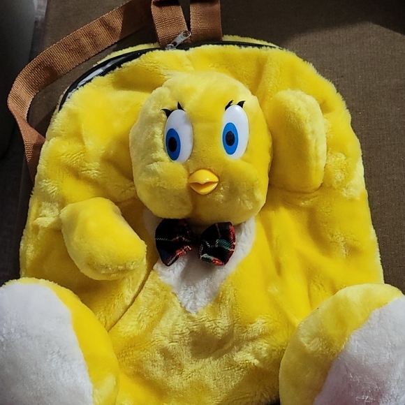 Handbags - Tweety Vintage Handmade plush backpack